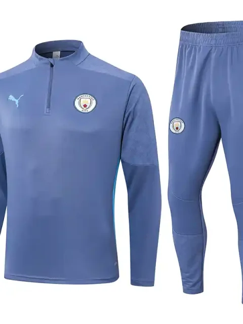 24/25 Manchester City Grey-blue Track Jacket