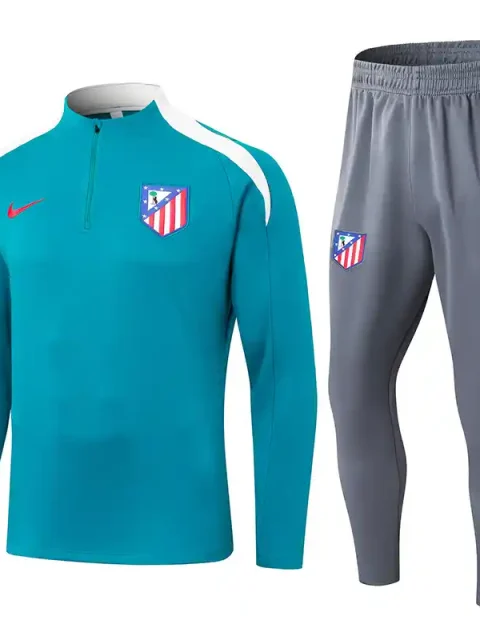 24/25 Atletico Madrid Lake Blue Track Jacket