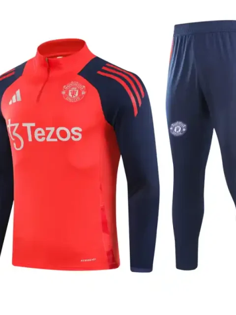 24/25 Manchester United Red Track Jacket
