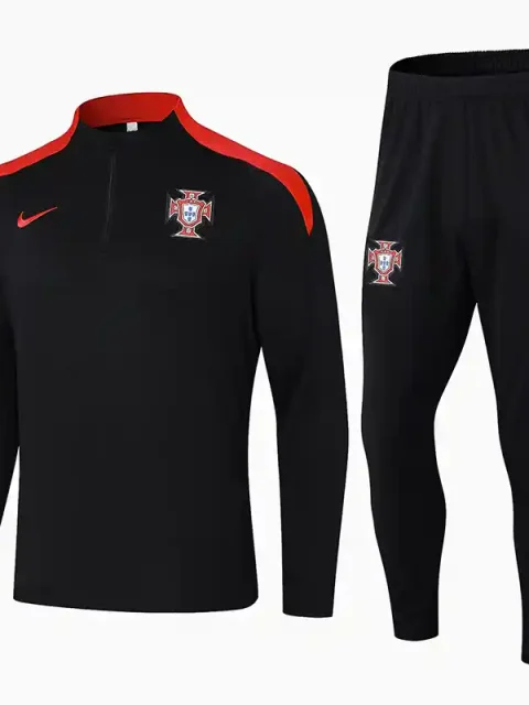 2024 Portugal Black Track Jacket