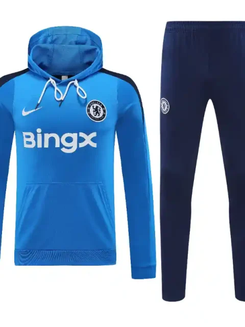24/25 Chelsea Hoodie Lake Blue
