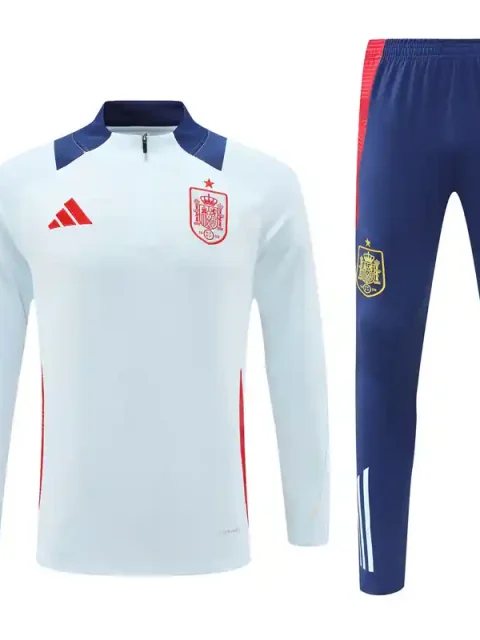 2024 Spain Light Blue Track Jacket