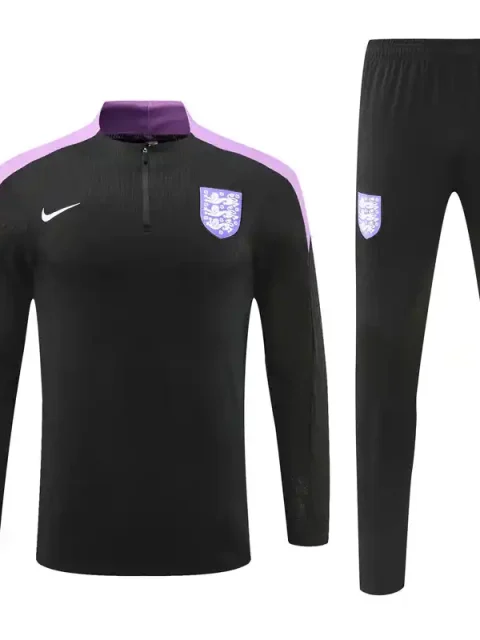 2024 Player Version EngLand Black Track Jacket
